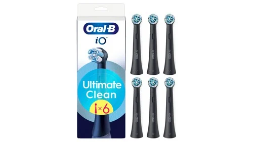 Oral-B iO Ultimate Clean borsthuvuden 6 st, svart, bild 4