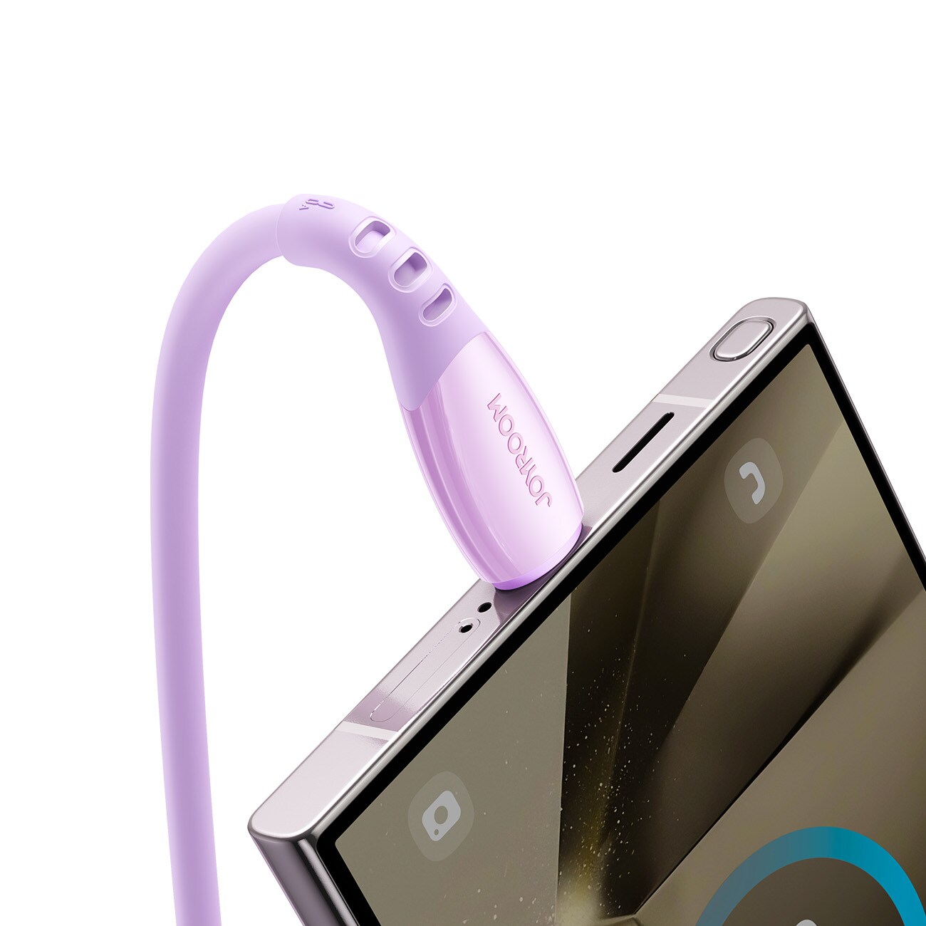 Joyroom S-A59 snabbladdningskabel USB-A till USB-C 1,2m – Lila, bild 5