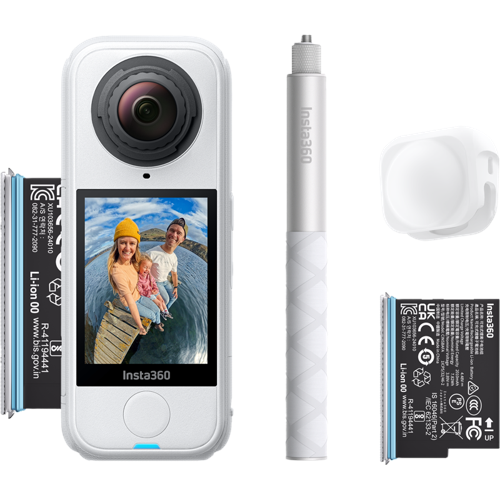 Insta360 X4 Air Starter Bundle 360 -actionkamera, vit