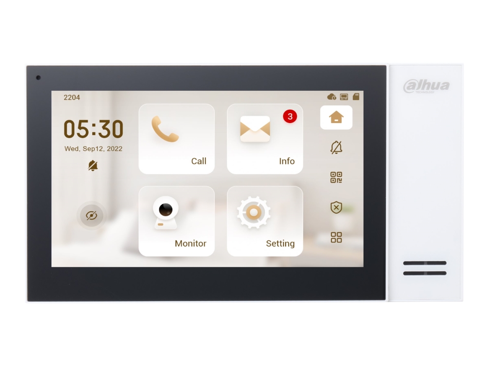 Dahua IP Pro Series VTH2421FB-P - IP intercom station monitor - svart