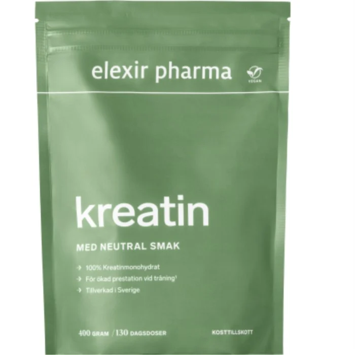Elexir Pharma Kreatin Naturell 400 g