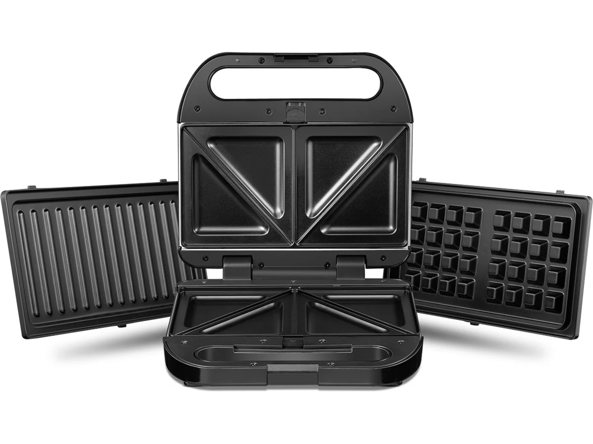 Andersson 3-i-1 smörgåsgrill för mackor, våfflor & panini