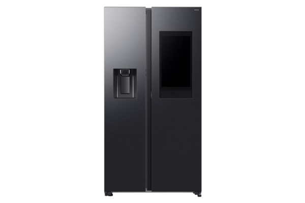 Samsung RS90F66BEFEO side-by-side-kylskåp 614 l E 91,2 cm rostfritt stål