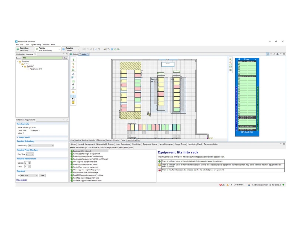 APC Software Support Contract - Tekniskt stöd - för APC EcoStruxure IT Advisor Capacity Module - 100 rack - telefonrådgivning - 1 år - 24x7