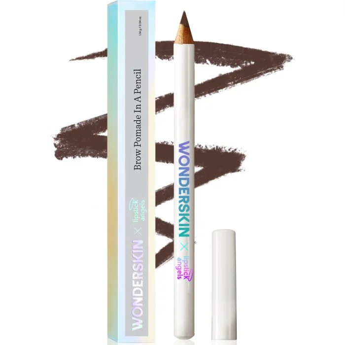 Wonderskin Wonder Blading Pomade in a Pencil Dark Brunette