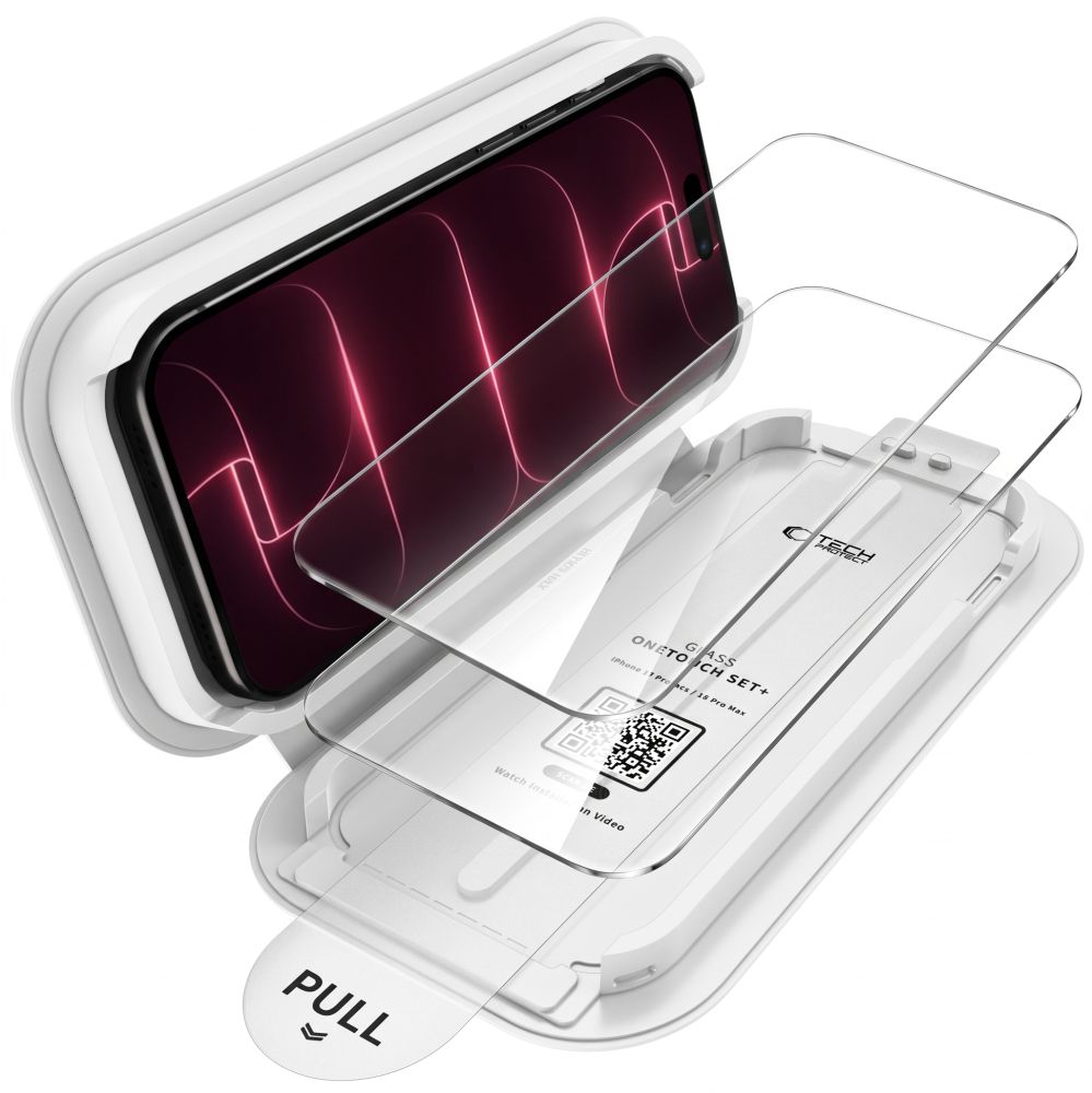 Tech-Protect OneTouch Set+ 2-pack härdat glas för iPhone 18 Pro / 17 Pro, bild 2