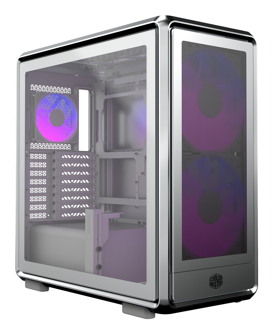 Cooler Master MasterFrame 600 Mesh ARGB PC-chassi (silver), bild 4