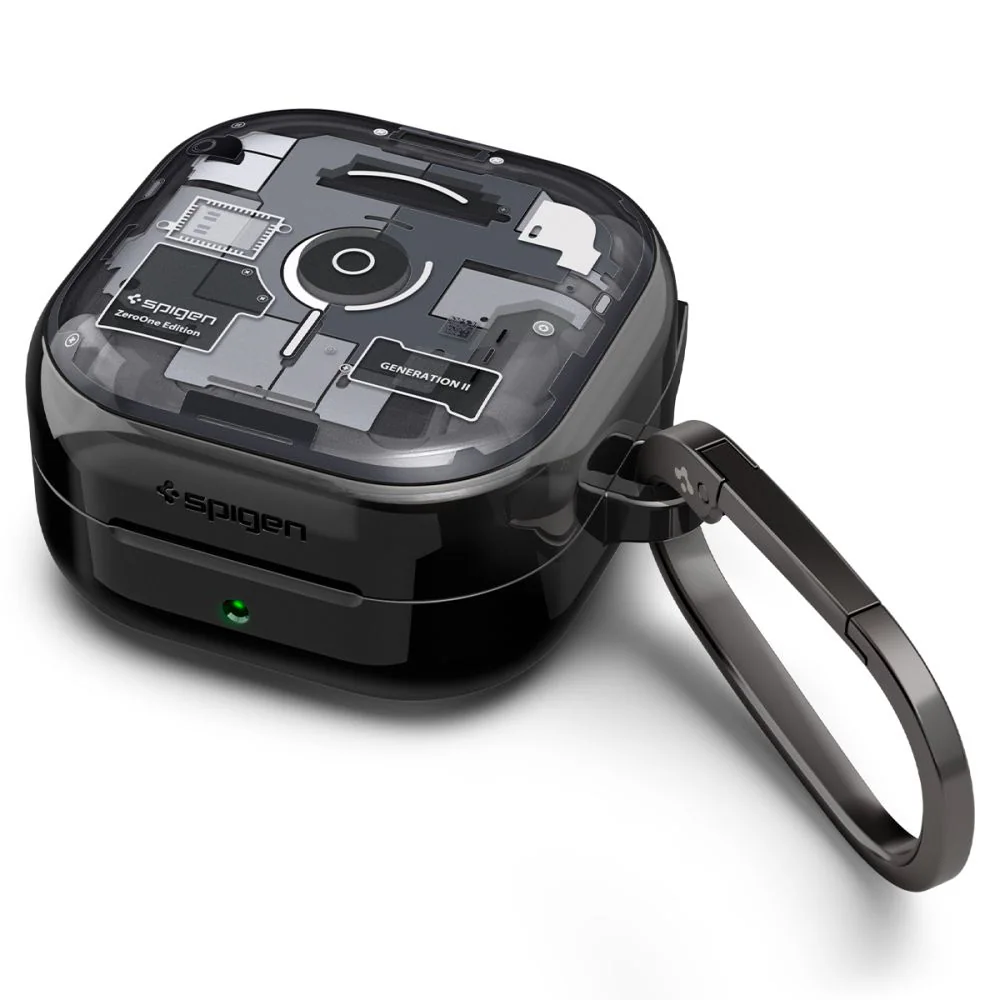 Spigen Ultra Hybrid - zero one black - Samsung Galaxy Buds 4 Pro/4