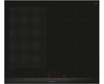 Siemens iQ700 EX675HEC1E, Svart, Inbyggd, 60 cm, Zoninduktionshäll, Keramik, 4 zon(er)