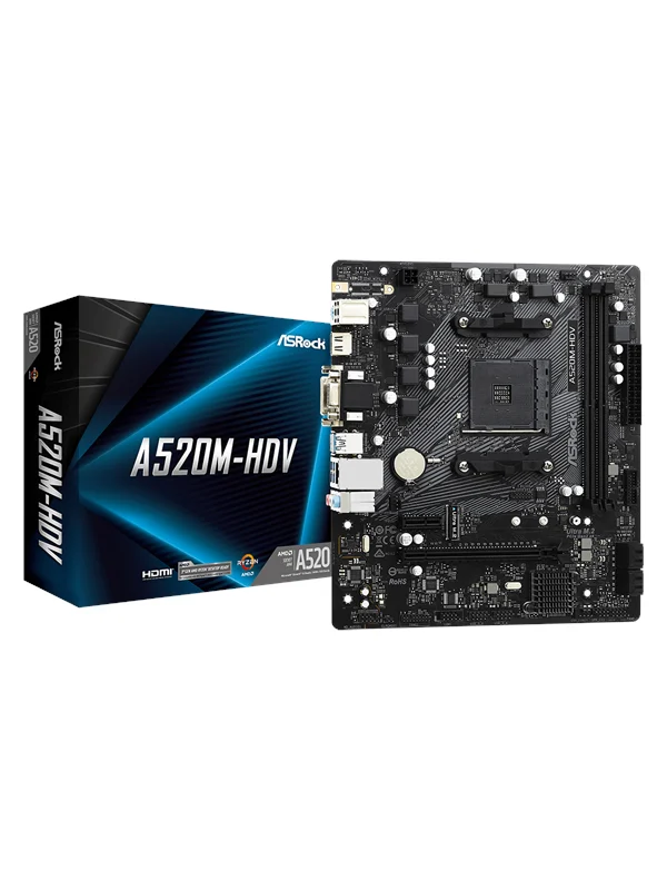 ASRock A520M-HDV, bild 4