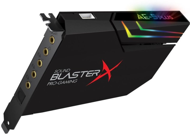 Creative Labs Sound BlasterX AE-5 Plus. 5.1, PCI-E, RGB