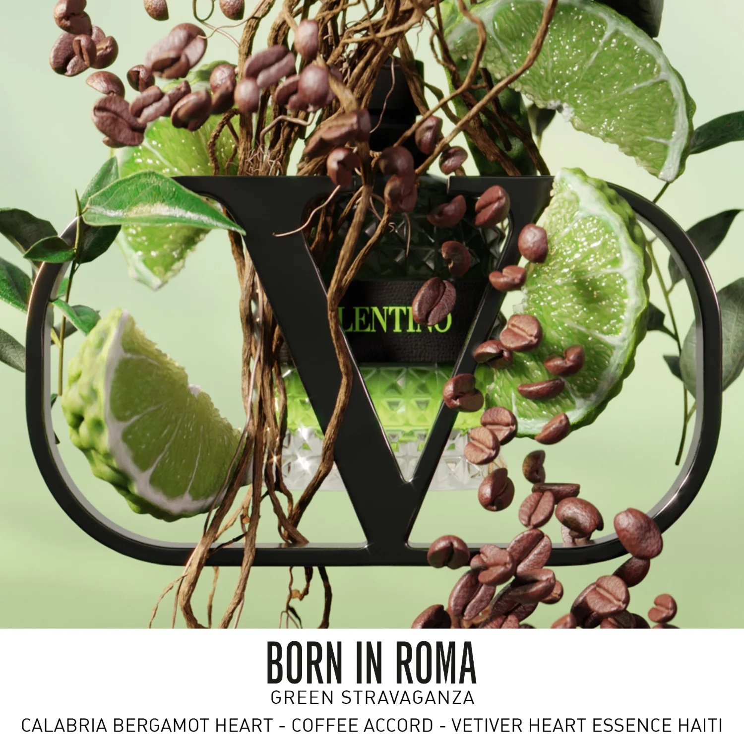Valentino Born In Roma Uomo Green Stravaganza Eau de Toilette 100 ml, bild 3
