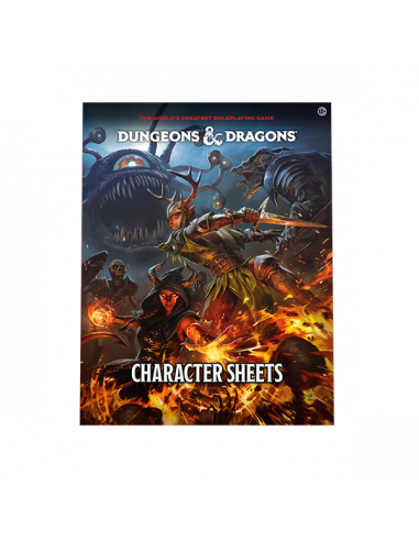 Dungeons & Dragons RPG Character Sheets - Karaktärsblad 2024