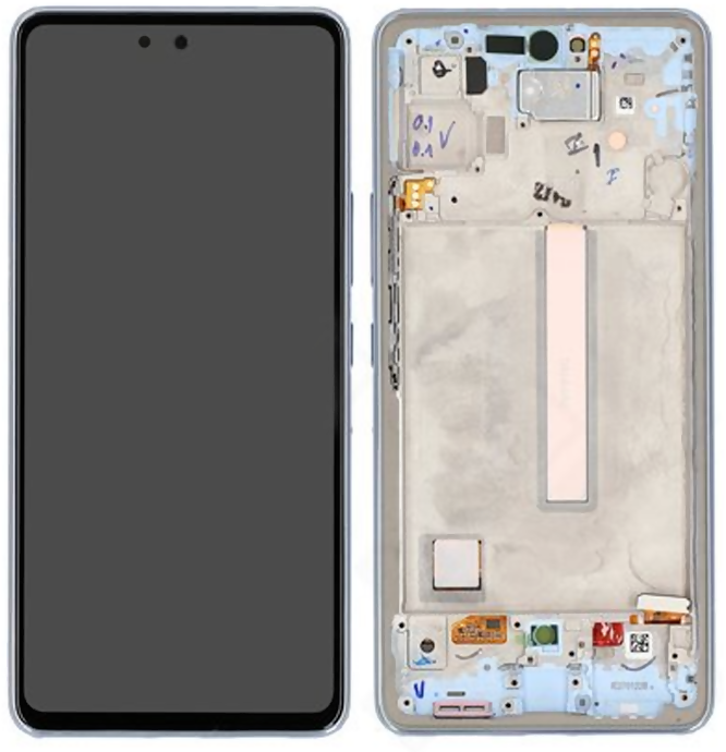 Samsung Galaxy A53 5G (SM-A536B) - Glas och displaybyte - Blå - Grade A-