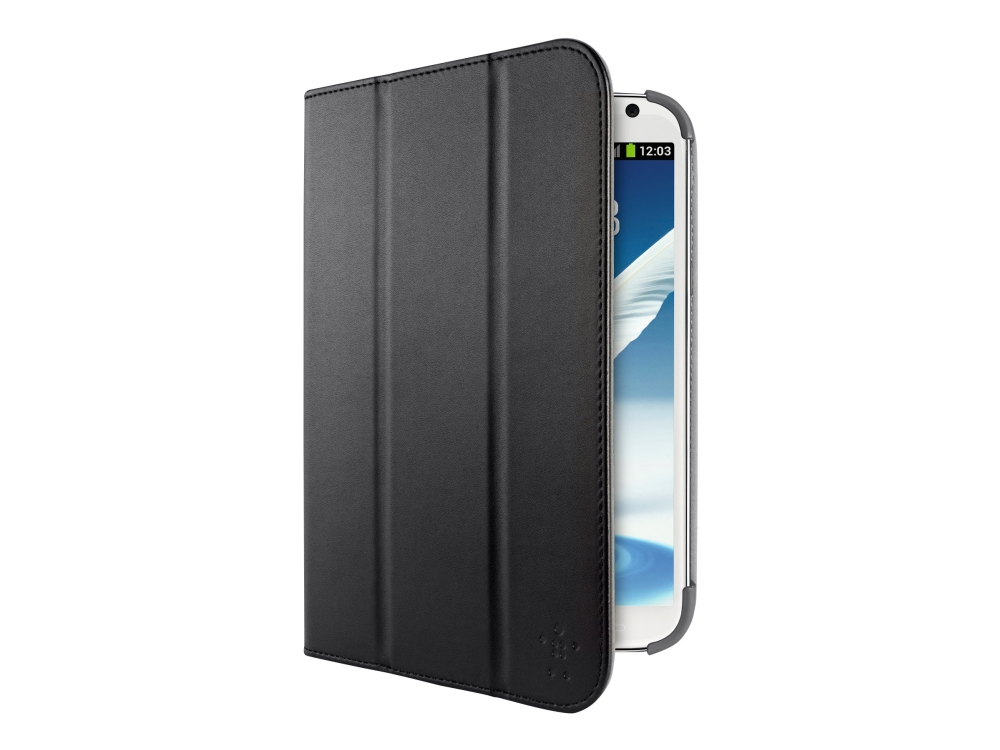 Belkin Smooth Tri-Fold Cover with Stand - Cover til tablet - for Samsung Galaxy Note 8.0