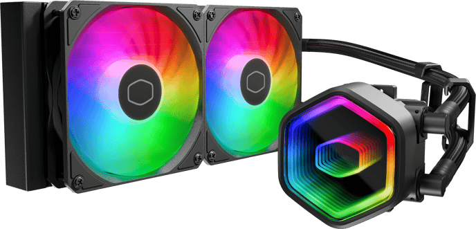 Cooler Master MasterLiquid 240 Core II RGB CPU vätskekylare (svart)