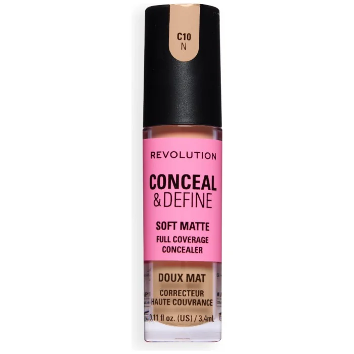 Revolution Conceal and Define Full Coverage Concealer C10N, 3,4 ml, bild 4