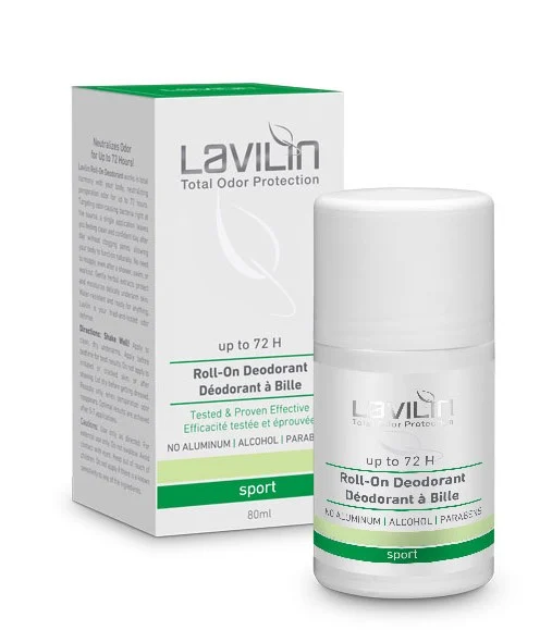 Lavilin Roll-on Deodorant 72 h Sport Probiotic 80 ml, bild 2