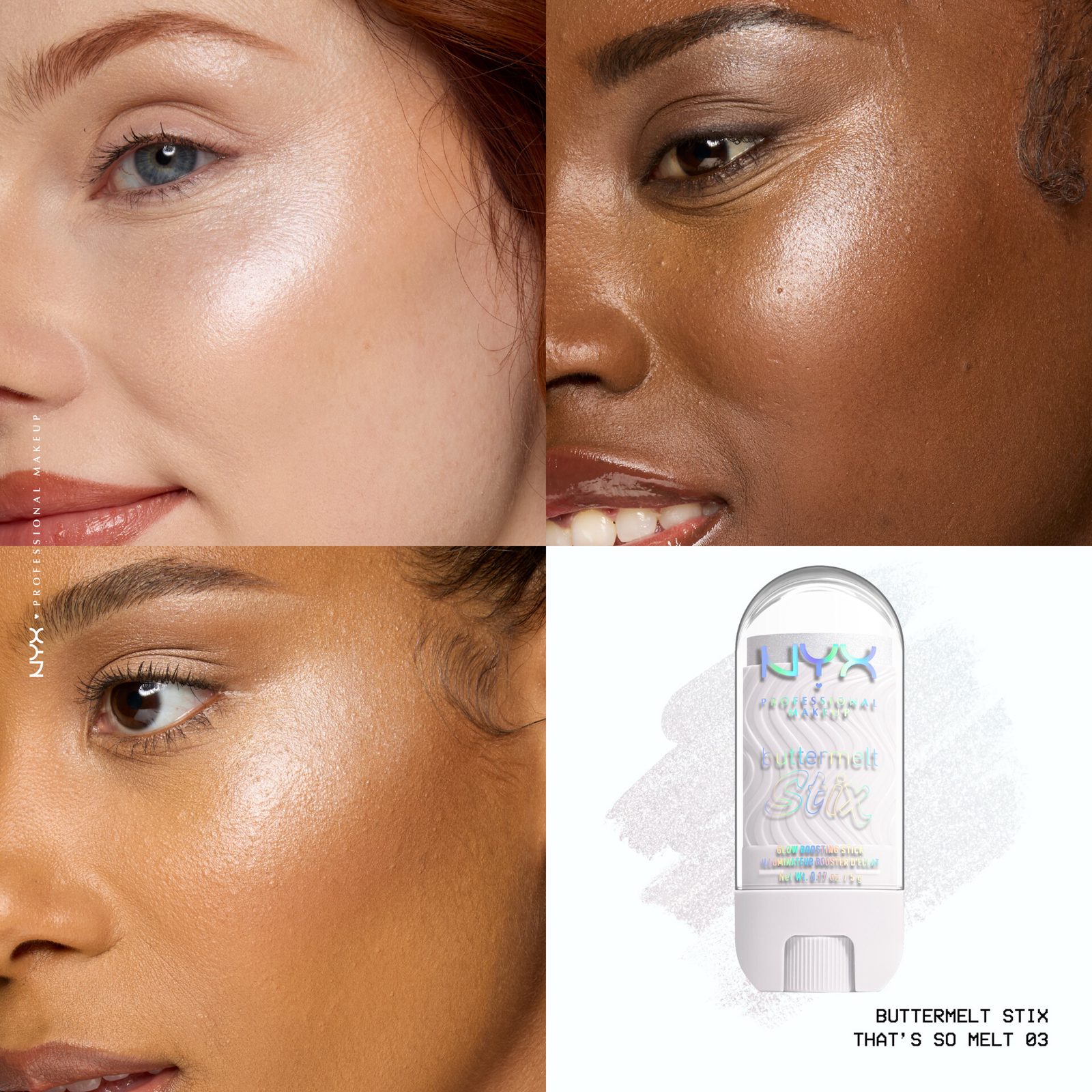 NYX Professional Makeup Buttermelt Glaze Highlighter Stix 03 That's So Melt 50 g, bild 3