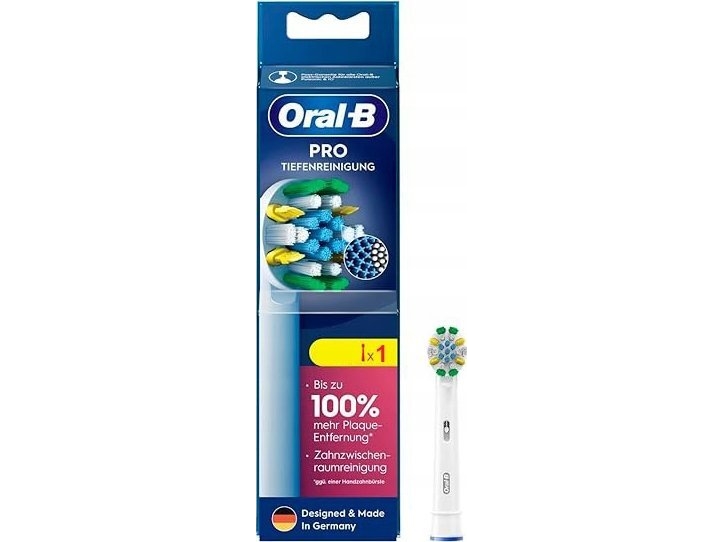 Oral-B 860793 Pro Deep Cleaning tandborsthuvuden, 6-pack, vita, bild 2