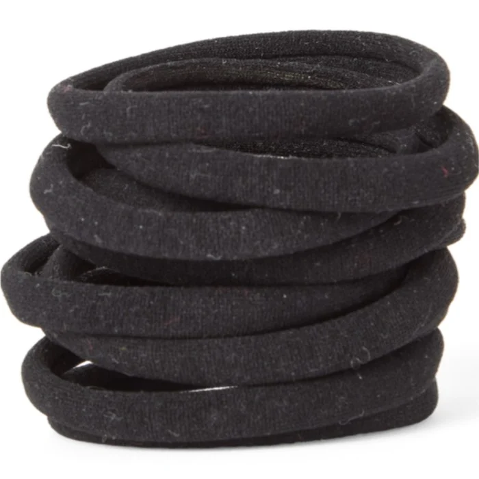 ByBarb Circular Collection Hair Tie Black Black