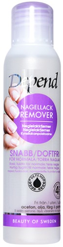 Depend Nagellackremover Snabb/Doftfri 100 ml, bild 2