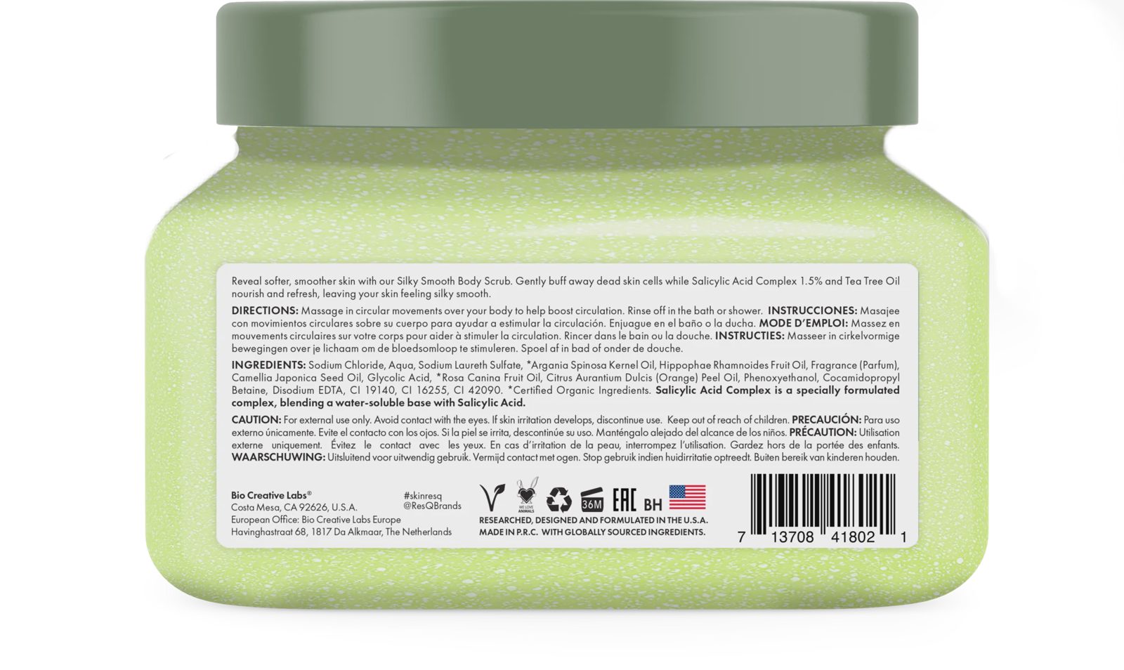 Petal Fresh Skin ResQ Silky Smooth Body Scrub 473 ml, bild 2