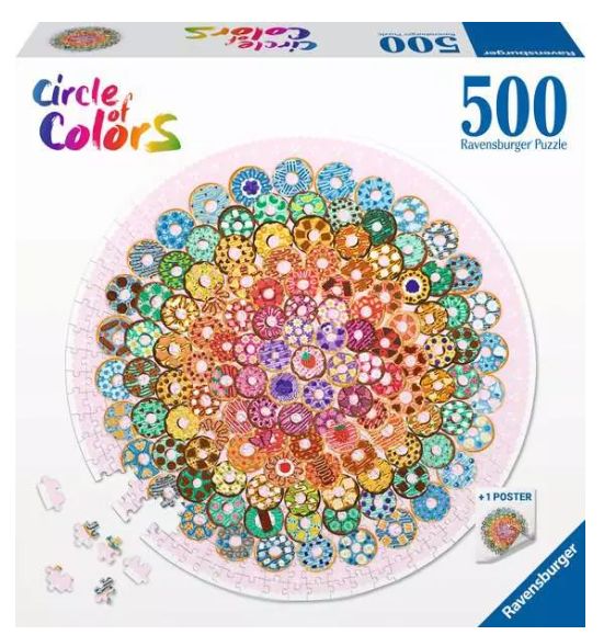Ravensburger Donuts, 500 styck, Mat och dryck, 12 År