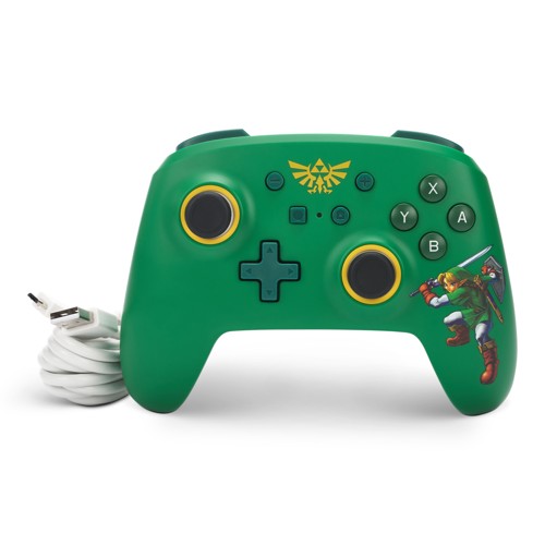 PowerA Nintendo Switch med USB-ansluten spelkontroll Zelda Edition