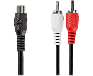Nedis 2x RCA Hane - RCA Hona - 0,2m