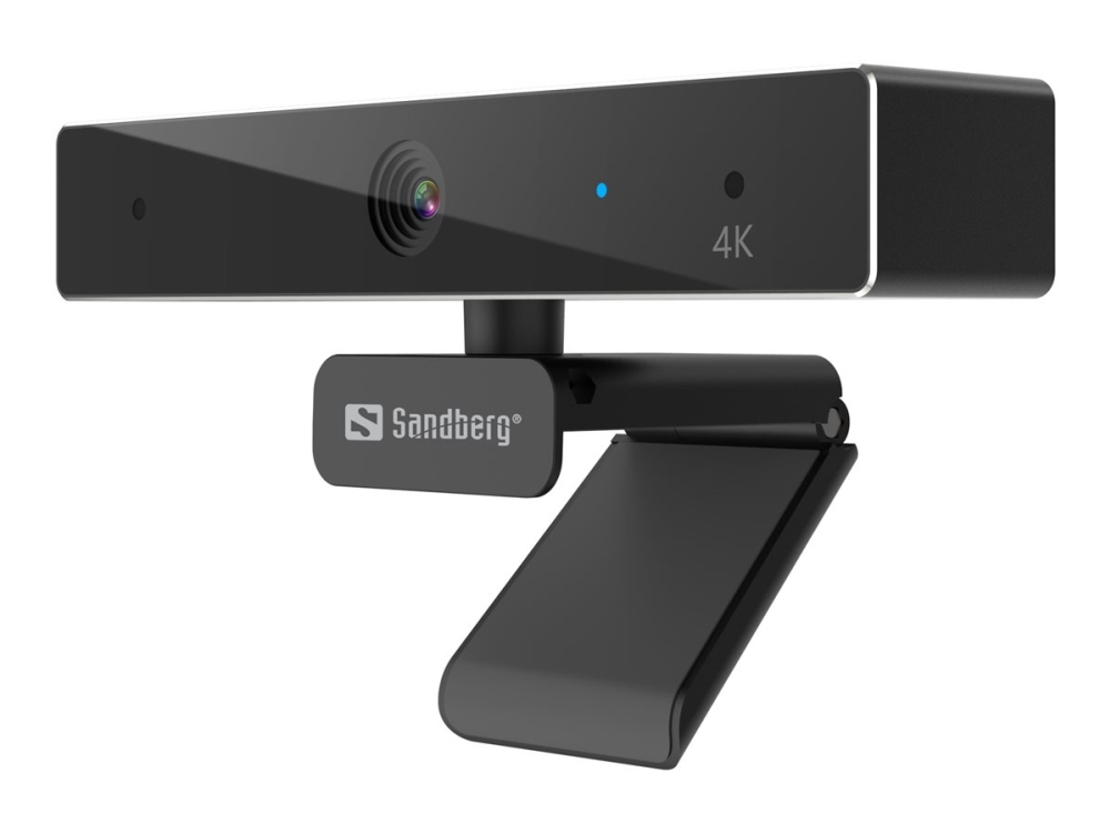 Sandberg Pro Remote - Webbkamera - färg - 8 MP - 3840 x 2160 - 4K - ljud - USB