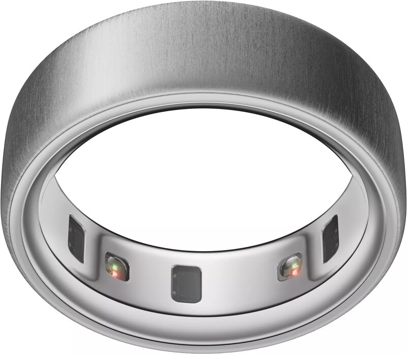 Oura Ring 4 Smart Ring str. 15 (borstad silver), bild 2