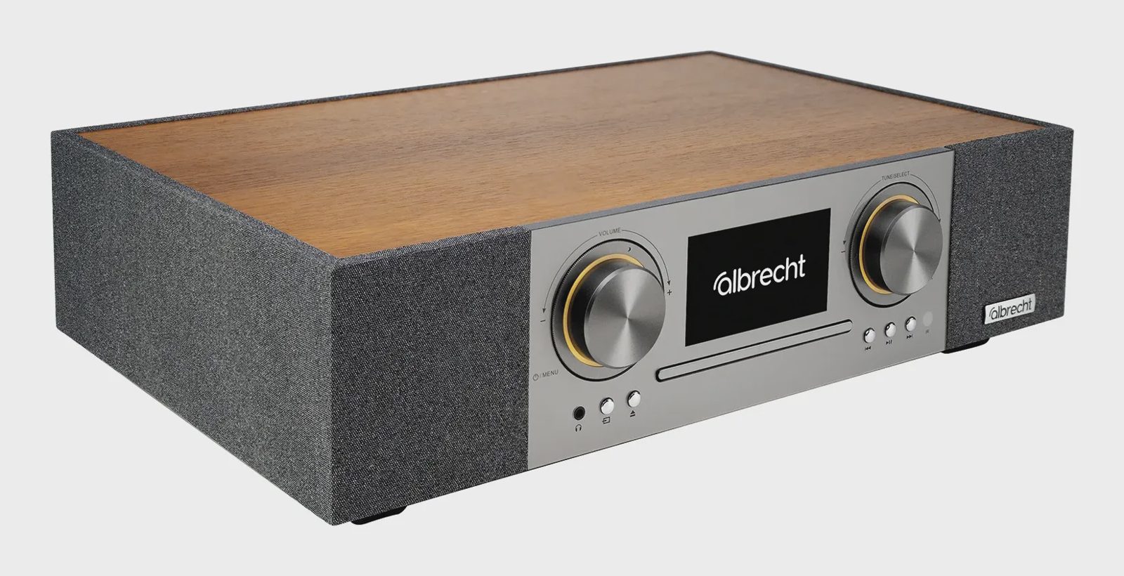 Albrecht DR 1000, Analog och digital, FM, DAB+, Spelare, 30 W, LCD, 10,9 cm (4.3)