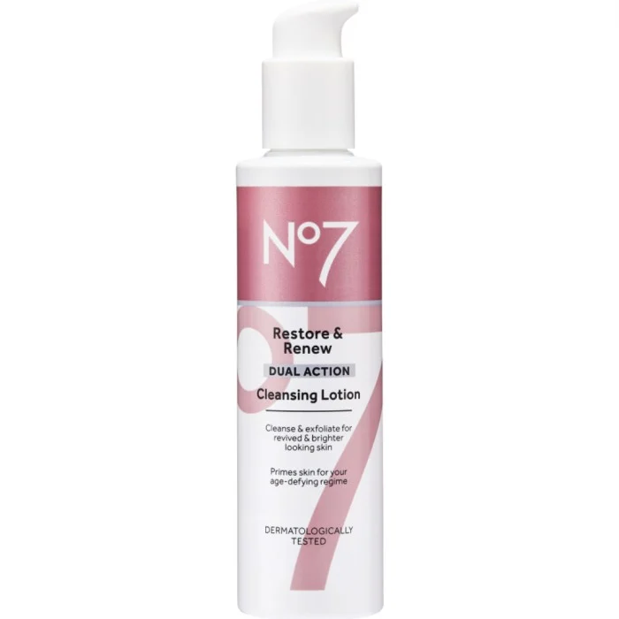 No7 Restore & Renew Cleansing Lotion 200 ml, bild 3