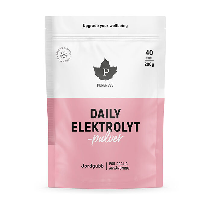 Pureness Daily Elektrolytpulver, Jordgubb, 200 g, bild 2