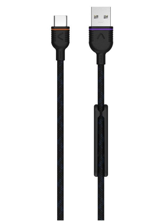 Unisynk USB-A - USB-C Cable Black 2 m, bild 3