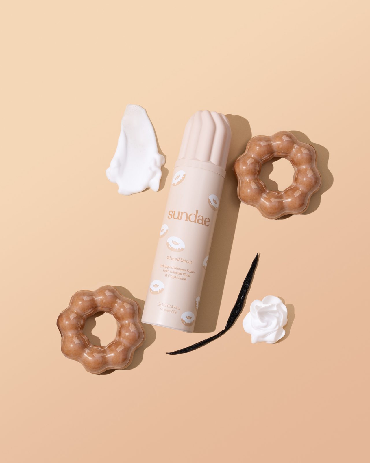 Sundae Glazed Donut Whipped Shower Foam 265 ml, bild 2