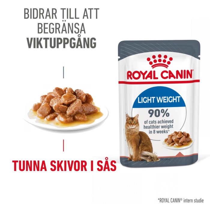 Royal Canin Light Weight Care Gravy Adult Våtfoder för katt 12x85 g