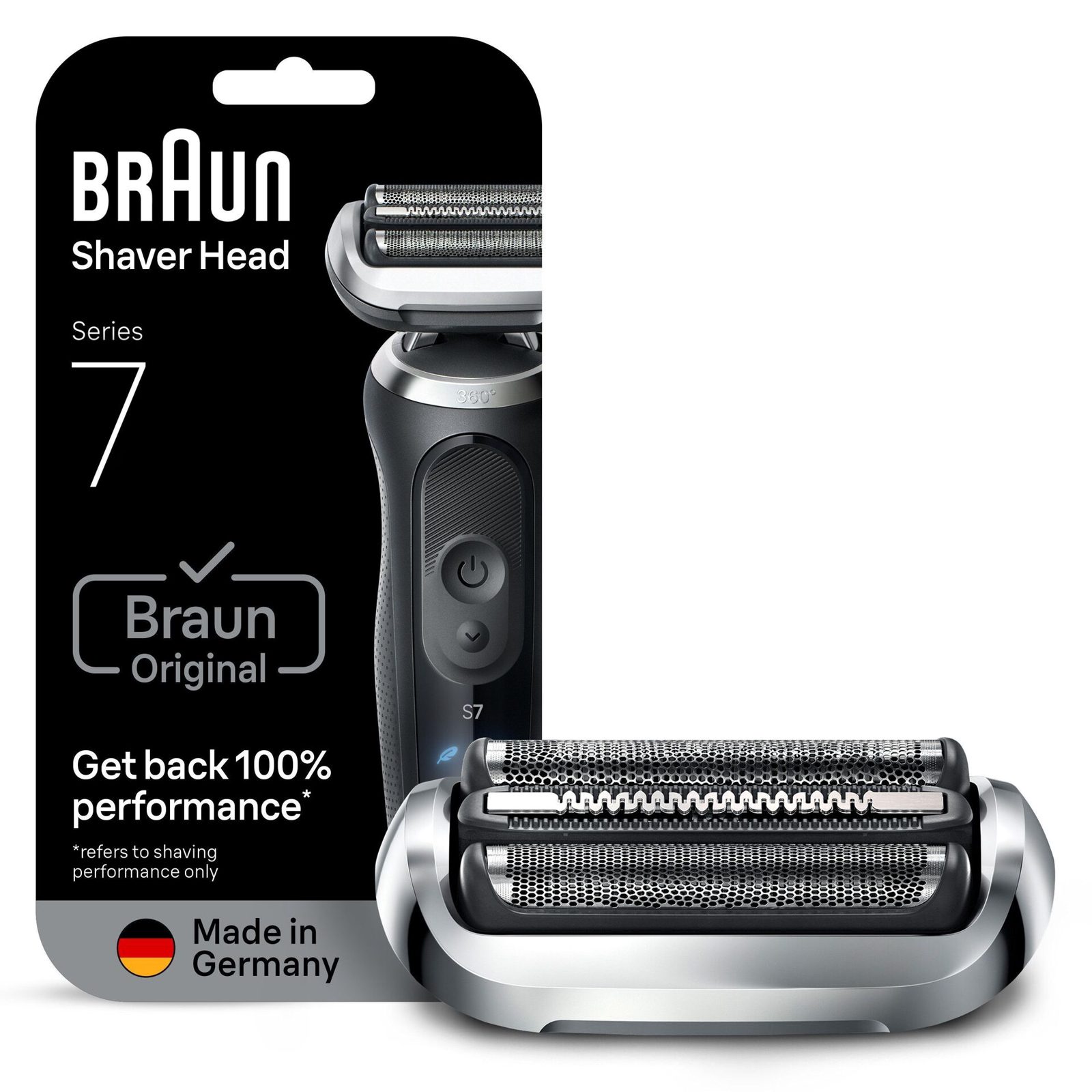 Braun 74S KeyPart rakhuvud