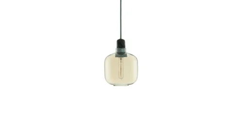 Normann Copenhagen - Amp Pendellampa - Small - Guld/Grön, bild 3