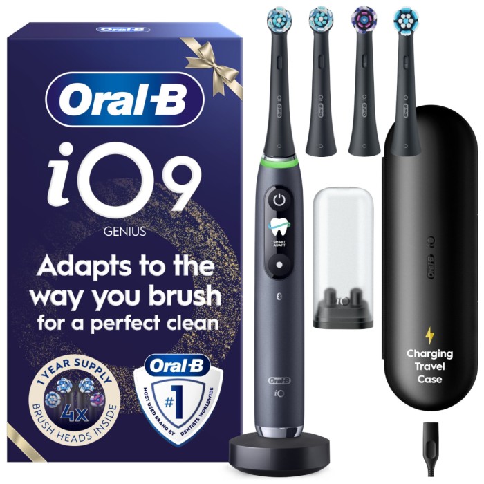 Oral-B iO9 Signature Giftset eltandborste, svart