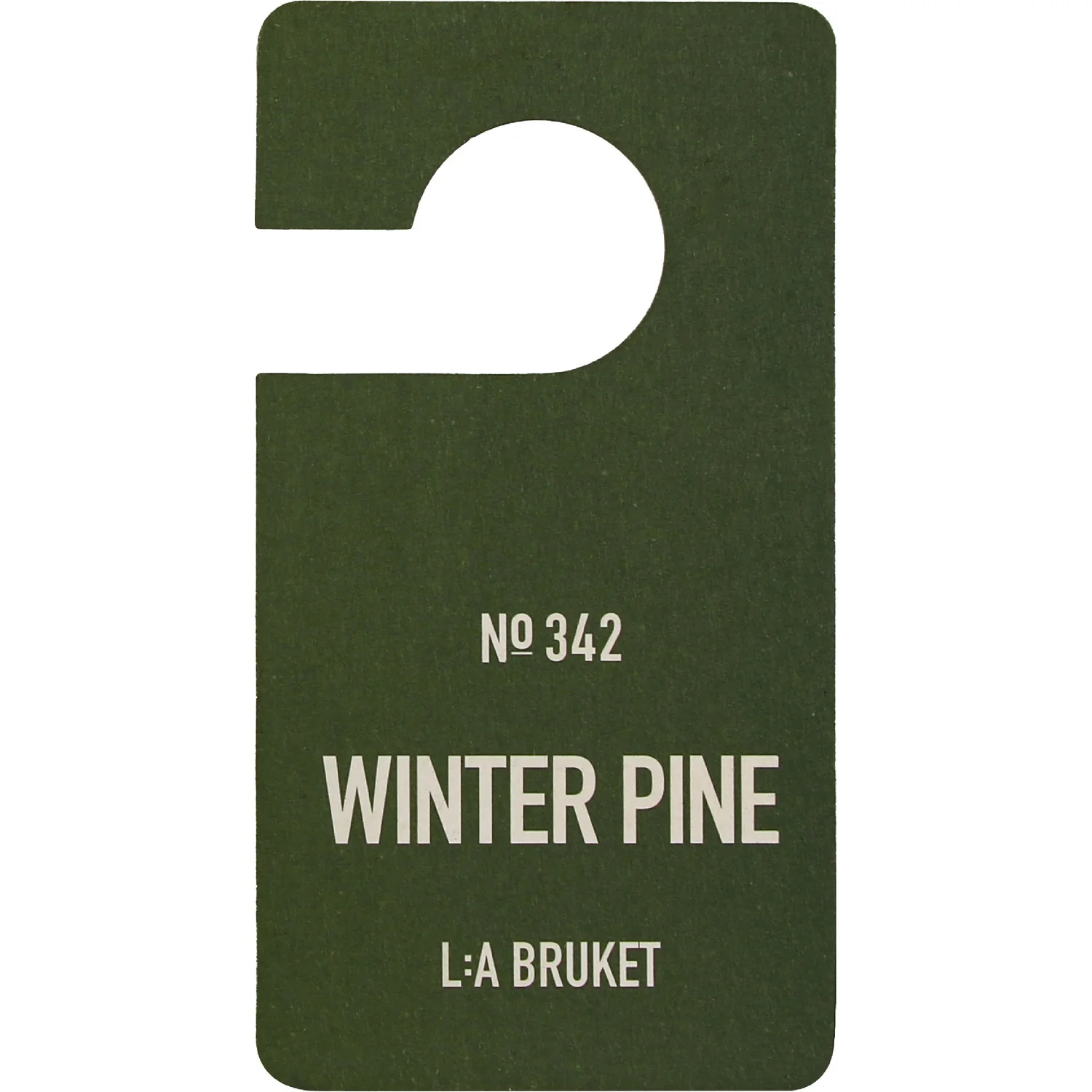 L:A BRUKET Fragrance Tag 342 Winter Pine