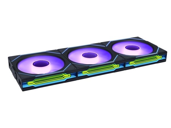 Lian Li UNI FAN SL-INFINITY Wireless Reverse (3-pack) - Chassi fläkt - 120mm - Svart med RGB LED - 32 dBA