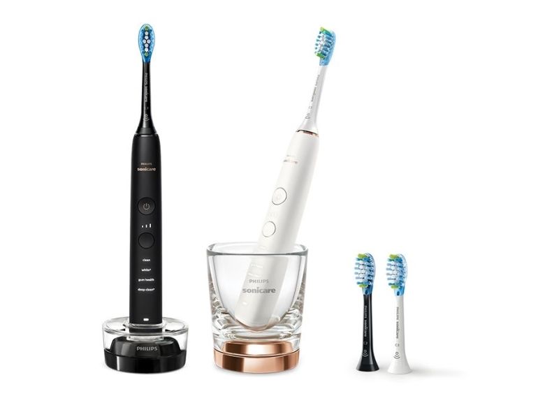 Philips Sonicare DiamondClean 9000 HX9914/61 sonisk eltandborste, 2-pack