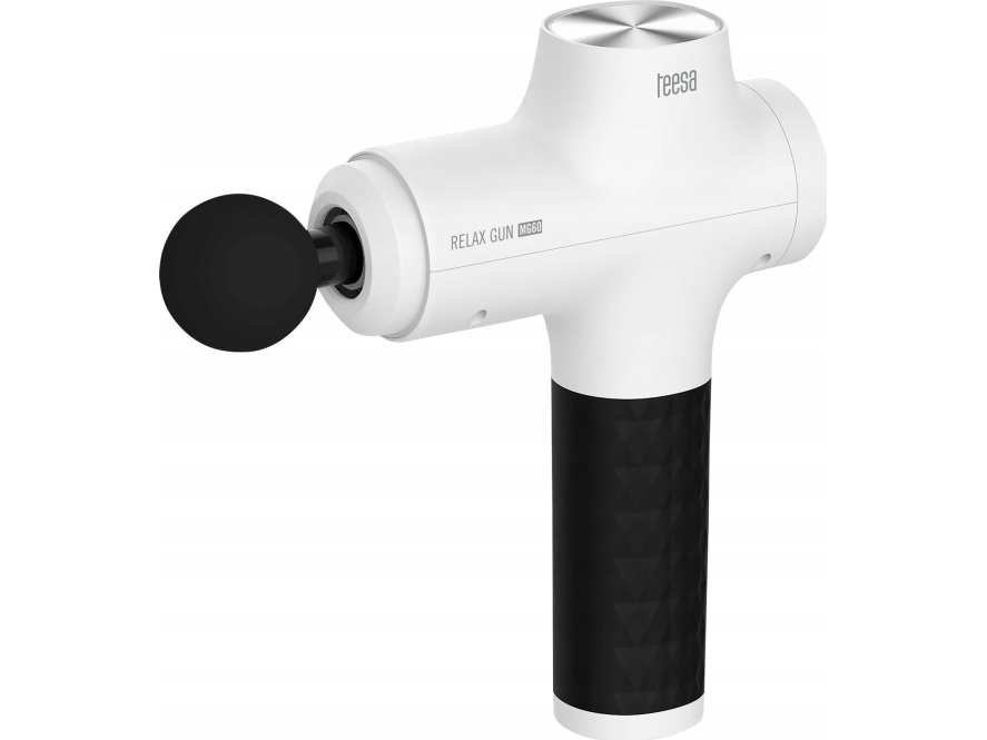 Tandborste TEESA RELAX GUN MG60 massagepistol, 8 tillbehör, vit