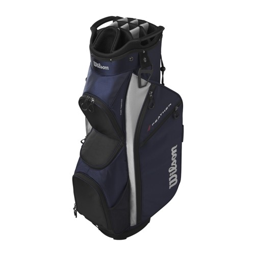 Wilson - Feather Cartbag - Navy/Silver
