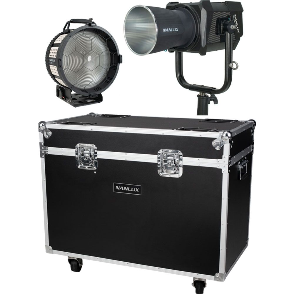 Nanlux Evoke 1200 Spot Light + FL-35 Fresnel Lens & Flight Case