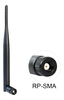 Antenn DeLOCK Dual Band 2,4/5GHz, 802.11 ac/a/b/g/n, 4-5dBi, RP-SMA, bild 2