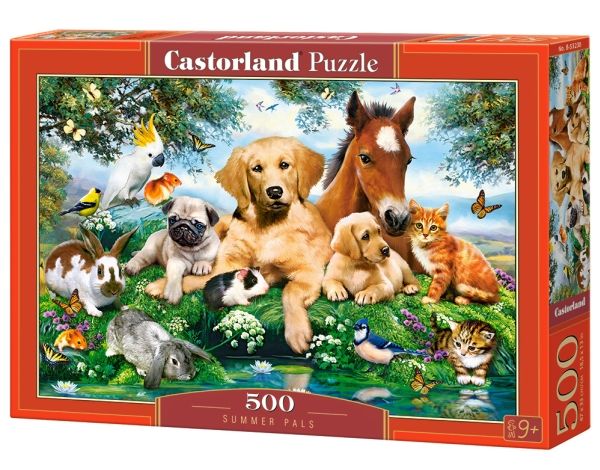 Castorland Summer Pals pussel, 500 bitar, från 9 år