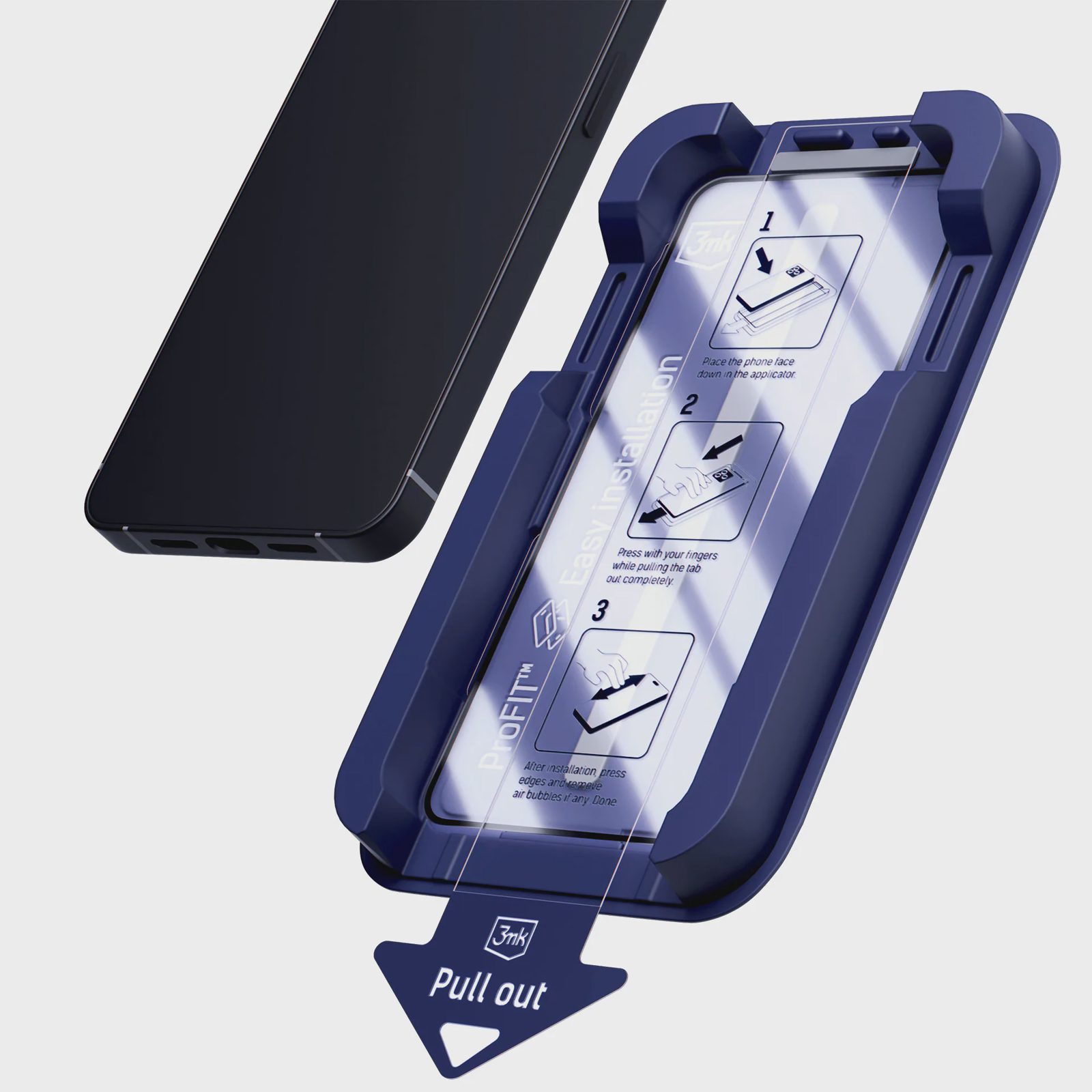 3mk HardGlass Max härdat glas för iPhone 16 Pro / 17, bild 5